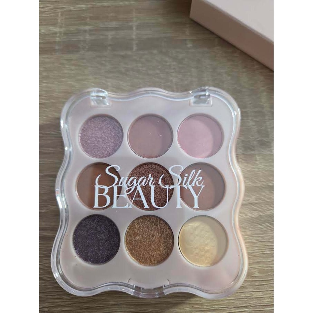 Sugar Silk Beauty Ethereal Eyes Palette 9‎ Shades Neutral Shimmer Matte New